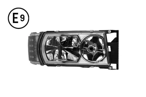 Faro Destro Manuale Xeno Con Luce Diurna Senza Lampadina (D1R-H7) Scania Serie R2010 OE 2416109