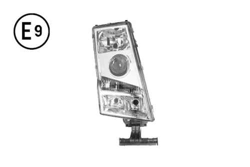 Faro Destro Elettrico Senza Motore Connettore Quadrato Senza Lampadina (H7-Py21W-W5W) Volvo Fh2 OE 20861574