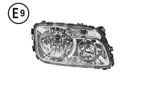 Faro Destro Manuale-Elettrico Senza Lampadina (H7-H1-Py21W-W5W) Mercedes Actros Mp3 OE 9438201561 - 9438201761 - A9438201561 - A9438201761 - 9438206661 - 9438206461