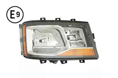 Faro Destro Manuale (H7-H7-H21W-Led) Scania Serie R-S 2017 OE 2379893 - 2655841 - 2674383