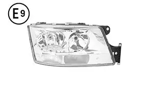 Faro Destro Manuale Con Led Parking Senza Lampadina (H7-H7-Led) Man Tgx OE 81251016496 - 81251016658