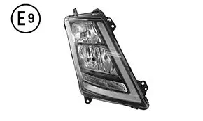 Faro Destro Manuale Base Nera Senza Lampadina (H7-H1-Py21W-Led) Volvo Fh4 OE 21608661 - 22239225