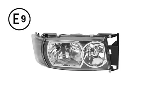 Faro Destro Manuale Luce Led Base Nera Senza Lampadina (D1R-H7) Scania Serie R2010 OE 1934451