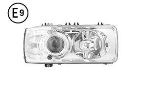 Faro Destro Xeno Elettrico Senza Motore Senza Lampadina (D2S-H1-Py21W-W5W) Daf Cf OE 1631911 - 1699933 - 1743691