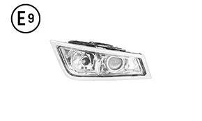 Faro Fendinebbia Destro Base Cromata Con Luce Supplementare Senza Lampadina (H3-H7) Volvo Fh3 OE 21297913 - 21035693