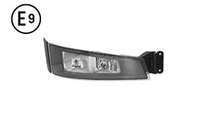 Faro Fendinebbia Destro Base Nera Cornice Nera Con Luce Profondita Senza Lampadina (H7-H1) Volvo Fh4 OE 21221157 - 22332598