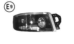 Faro Destro Elettrico Nero (H3-H7-H15-Py21W-W5W-Tipo He) Renault Nuovo Premium OE 7421554747