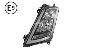 Faro Sinistro Elettrico Con Motore Base Nera Senza Lampadina (H7-H1-Py21W-Led) Volvo Fh4 OE 21608667 - 22239234