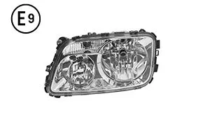 Faro Sinistro Manuale-Elettrico Senza Lampadina (H7-H1-Py21W-W5W) Mercedes Actros Mp3 OE 9438201461 - 9438201661 - A9438201461 - A9438201661