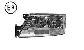 Faro Sinistro Manuale Con Led Parking Con Luce Diurna Senza Lampadina (H7-H7-Led) Man Tgx OE 81251016501 - 81251016661