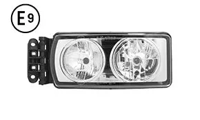 Left Headlight Manual Without Bulb (H7-H7) Iveco Stralis 2007 OE 504238117