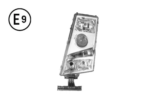 Faro Sinistro Manuale Connettore Rotondo Senza Lampadina (H7-Py21W-W5W) Volvo Fh2 OE 20360898 - 20762992