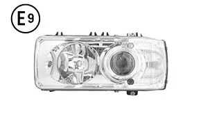 Faro Sinistro Xeno Elettrico Senza Motore Senza Lampadina (D2S-H1-Py21W-W5W) Daf Xf 105 OE 1631910 - 1699932 - 1743690