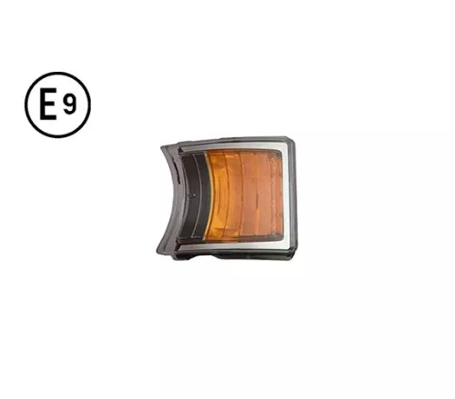 Indicatore Di Direzione Destro-Sinistro Con Luce Diurna Led Base Argento Senza Lampadina (H21W-Led) Scania Serie R OE 1949900 - 2241544 - 2442637