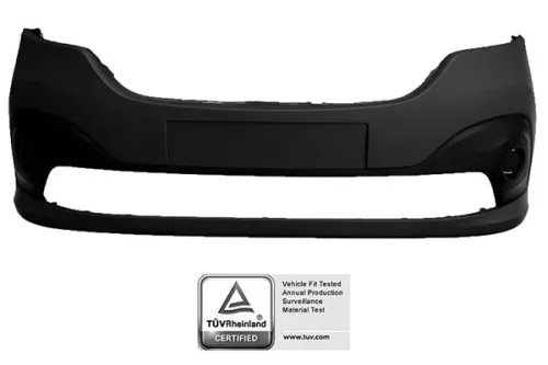 Paraurti Anteriore Con Primer Con Kit Calotte Fendinebbia Con Tappo Gancio Traino Renault Trafic 2014 OE 620224925R - 6202200Q0A