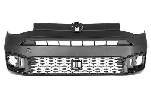 Paraurti Anteriore Nero Con Tappo Gancio Traino Volkswagen Caddy 2020 OE 2K78072179B9