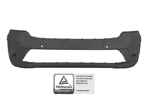 Paraurti Anteriore Nero Con Parkassist E Angolo Morto (6 Portasensori) Con Tappo Gancio Traino Ford Transit Connect 2018 OE 2330597