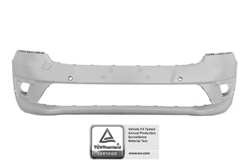 Paraurti Anteriore Con Primer Con Fendinebbia Con Parkassist (4 Portasensori) Con Tappo Gancio Traino Ford Transit Connect 2018 OE 2330601