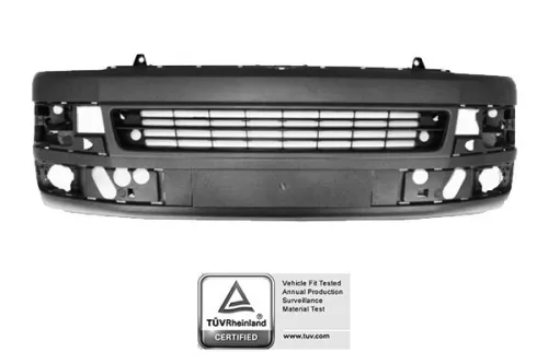 Paraurti Anteriore Grigio Chiaro Con Tracce Lavafari E Sensori Volkswagen Transporter T5 2009 OE 7E0807217B7G9