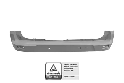 Paraurti Posteriore Con Primer Con Parkassist (4 Portasensori) Con Tappo Gancio Traino Ford Transit Connect 2018 OE 2288168