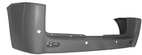 Paraurti Posteriore Primer Totale Passo Corto Con 4 Fori Parkassist Citroen Scudo 2006 OE 9467073478 - 7410CT