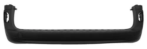 Paraurti Posteriore Nero Con 4 Tracce Sensori Con Tappo Gancio Traino Mercedes Kangoo 2006 OE 7701478196 - 4158800040