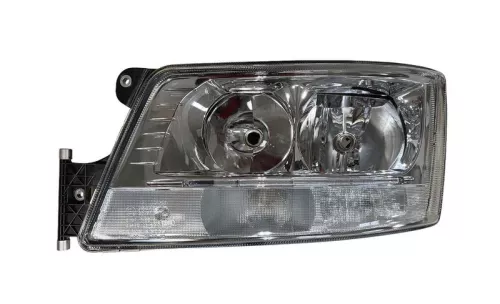 Proiettore Sinistro Elettrico Alogeno-Led 24 V Con Portalampada - Senza Lampadina (H7 - H7 - Py21W - H21W - Led) Con Luci Diurne H21W Connettore Rettangolare Posteriore Centrale 6+3 Pin - Con Motorino E Centralina Man Tgs OE 81251016503 - 81251016663 - 81