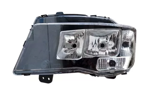 Proiettore Sinistro Elettrico Alogeno 24V Con Porta Lampada Senza Lampadine (H7 - H7 - P21/5W - Py21W) Con Motorino - Connettore Rettangolareposteriore Centrale Sinistro 9 Pin Man Tgs 2020 OE 81251016731