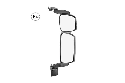 Right Rear View Mirror Electric and Heated Short Arm Iveco Stralis 2013 OE 504150527 - 504369961 - 5801334610 - 5801580202 - 5801765196