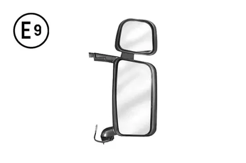 Specchio Retrovisore Destro Principale Elettrico-Ausiliario Manuale Riscaldato Braccio Corto Scania Serie R OE 2425816 - 1723519