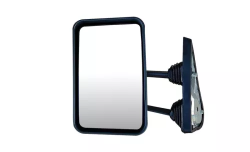 Specchio Retrovisore Sinistro Braccio Corto Manuale - Cover Colore Grigio - Non Riscaldato Iveco Daily 1996 OE 93936852