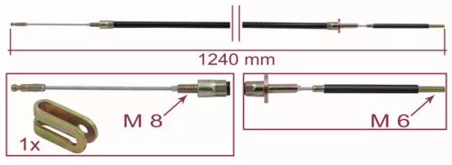 FLEXIBLE CLUTCH CABLE