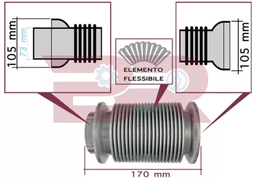 TUBO FLESSIBILE SCARICO