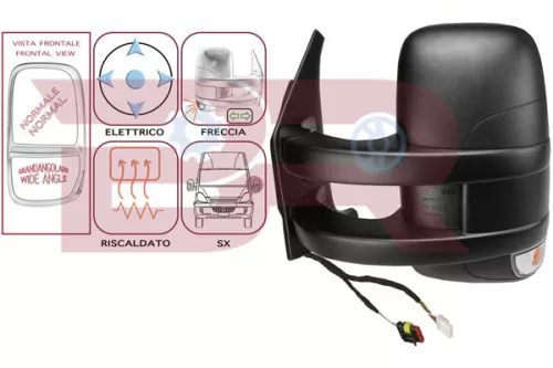 LEFT REARVIEW MIRROR