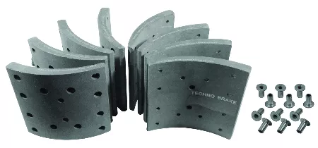 BRAKE LININGS STD SET WITH RIVETS