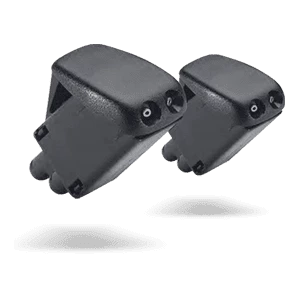 Getto del liquido lavavetri, pulizia dei fari